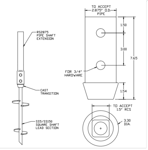 CHANCE® Combo Piles for Soft Soils and Hard Rock